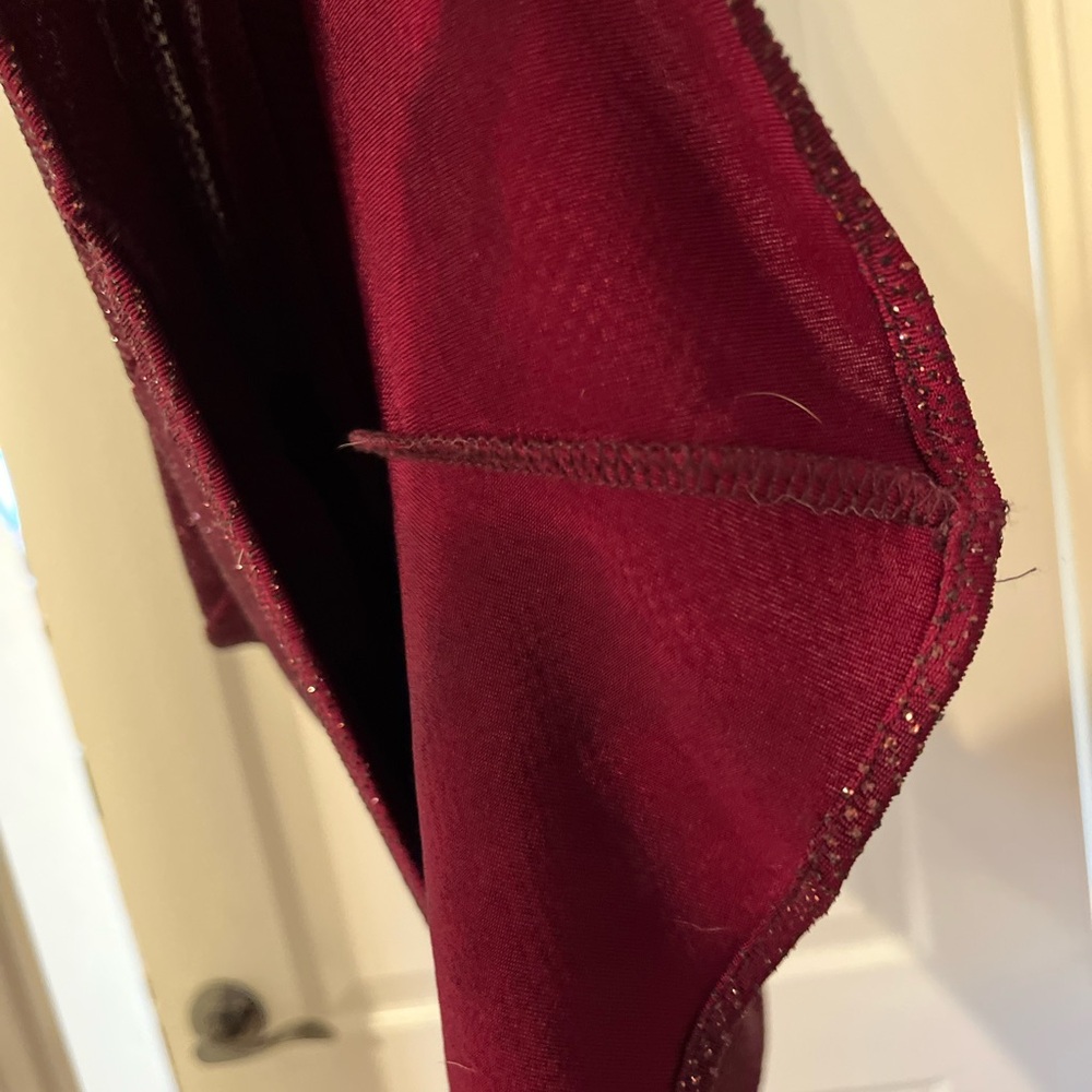 Dress size M. Wine colored with sparkles